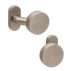 Ручки на розеті Lido (нержавіюча сталь) фіксовані для хвірток та воріт